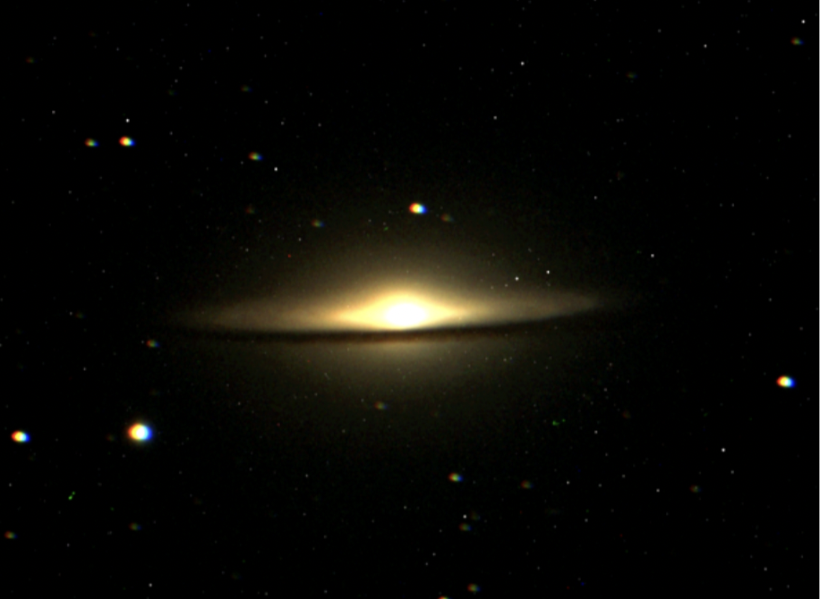 Galaxy imaged at Mt Stromlo